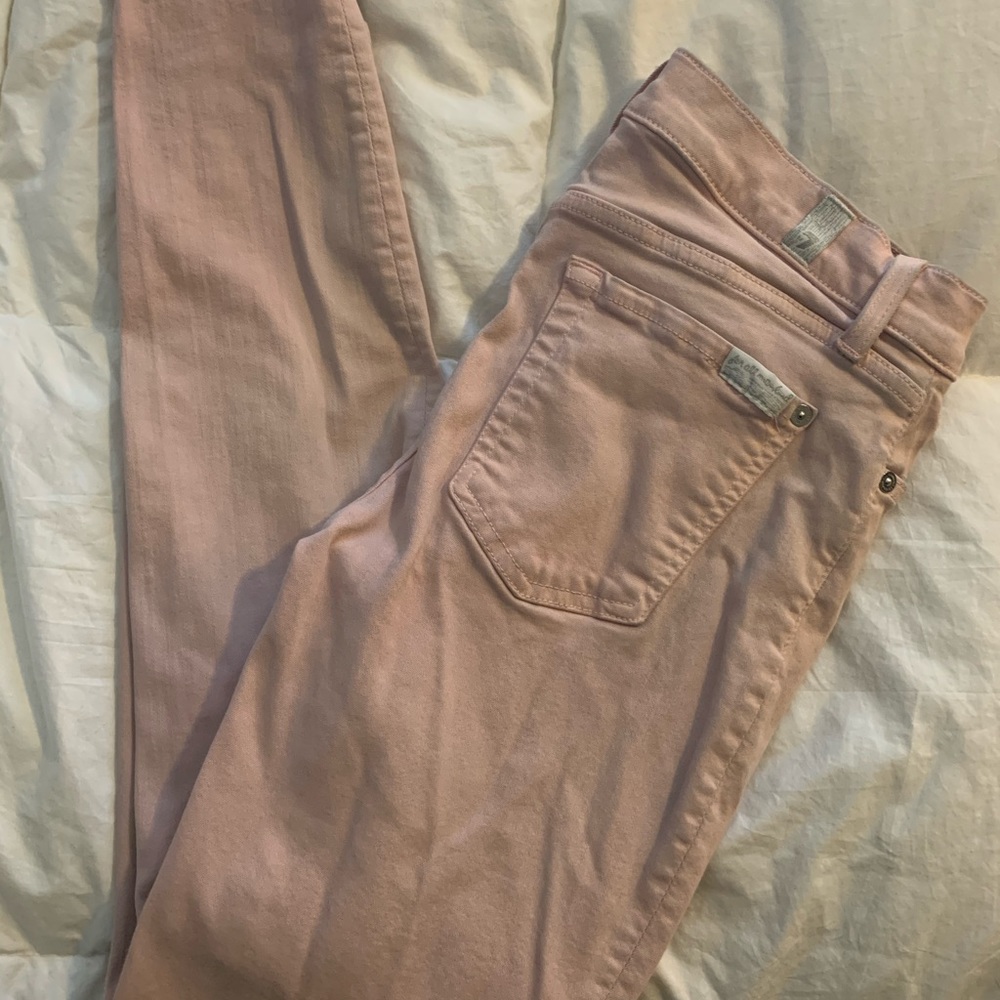 *sold* Light Pink 7 For All Mankind Jeans